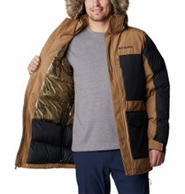 Columbia Winter-Parka Marquam Peak Fusion (Omni-Heat Infinity) braun/schwarz Herren